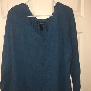 Blue v neck sweater